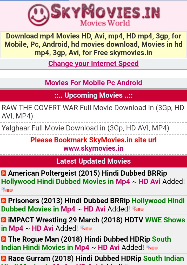 Latest hollywood movies download mp4